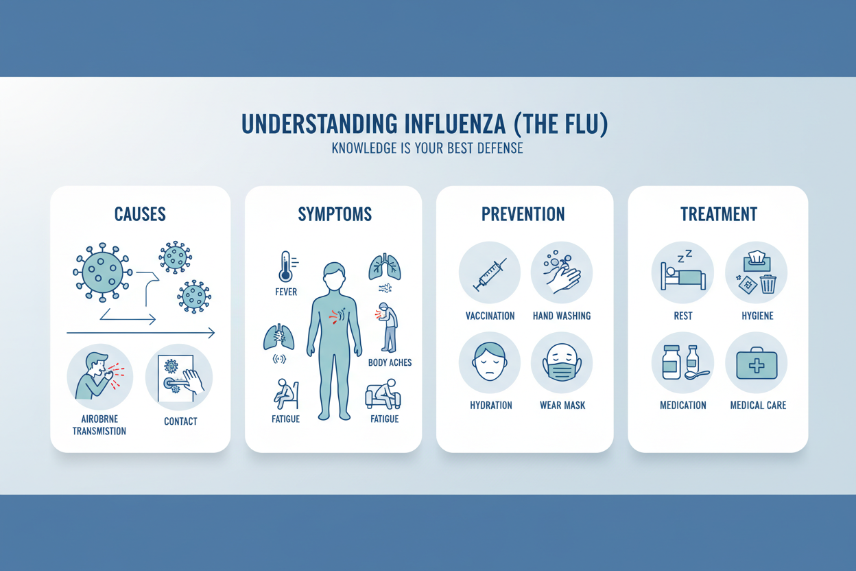 Understanding the Flu: Causes, Symptoms, Prevention, and Treatment