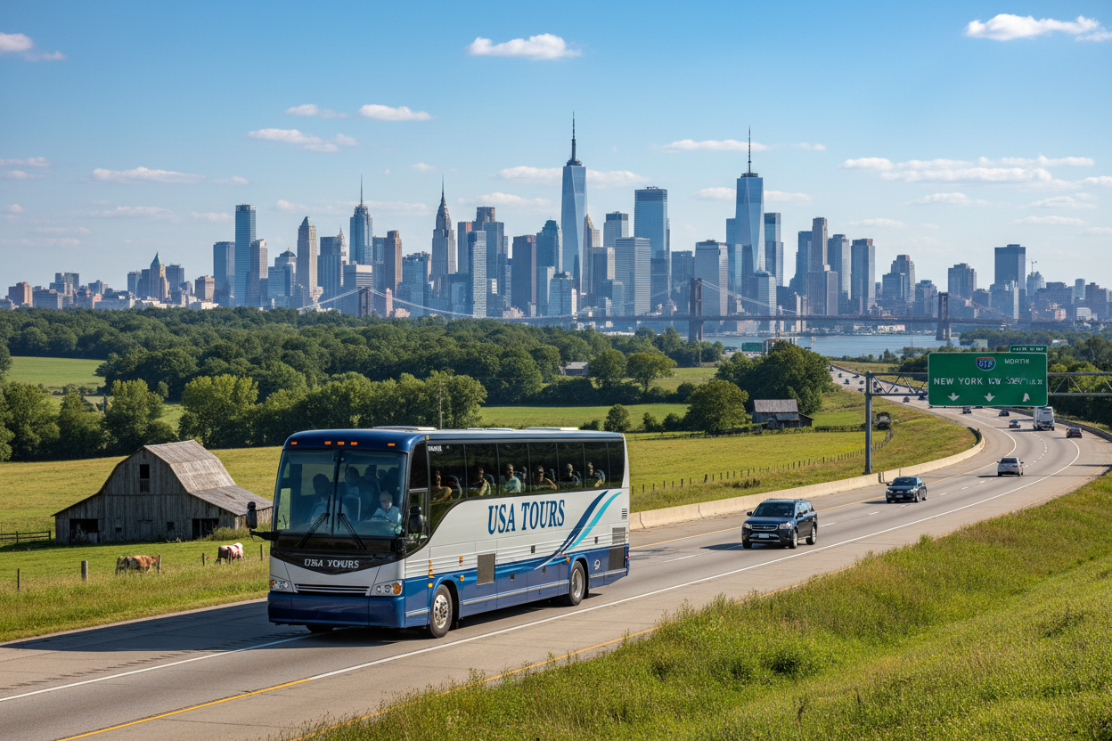 Tour to New York City from Virginia by Bus & Train – Complete Travel Guide 2025