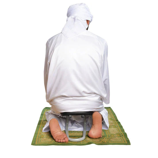 Smart Prayer Stool provides comfort for those with joint issues during prayer, ideal for elderly or pregnant users.