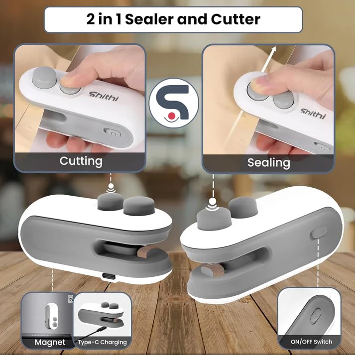 Portable Mini Sealer Machine Rechargeable