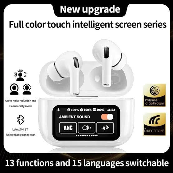 A9 Pro - Airpods Pro 2 with LED Touch Screen
