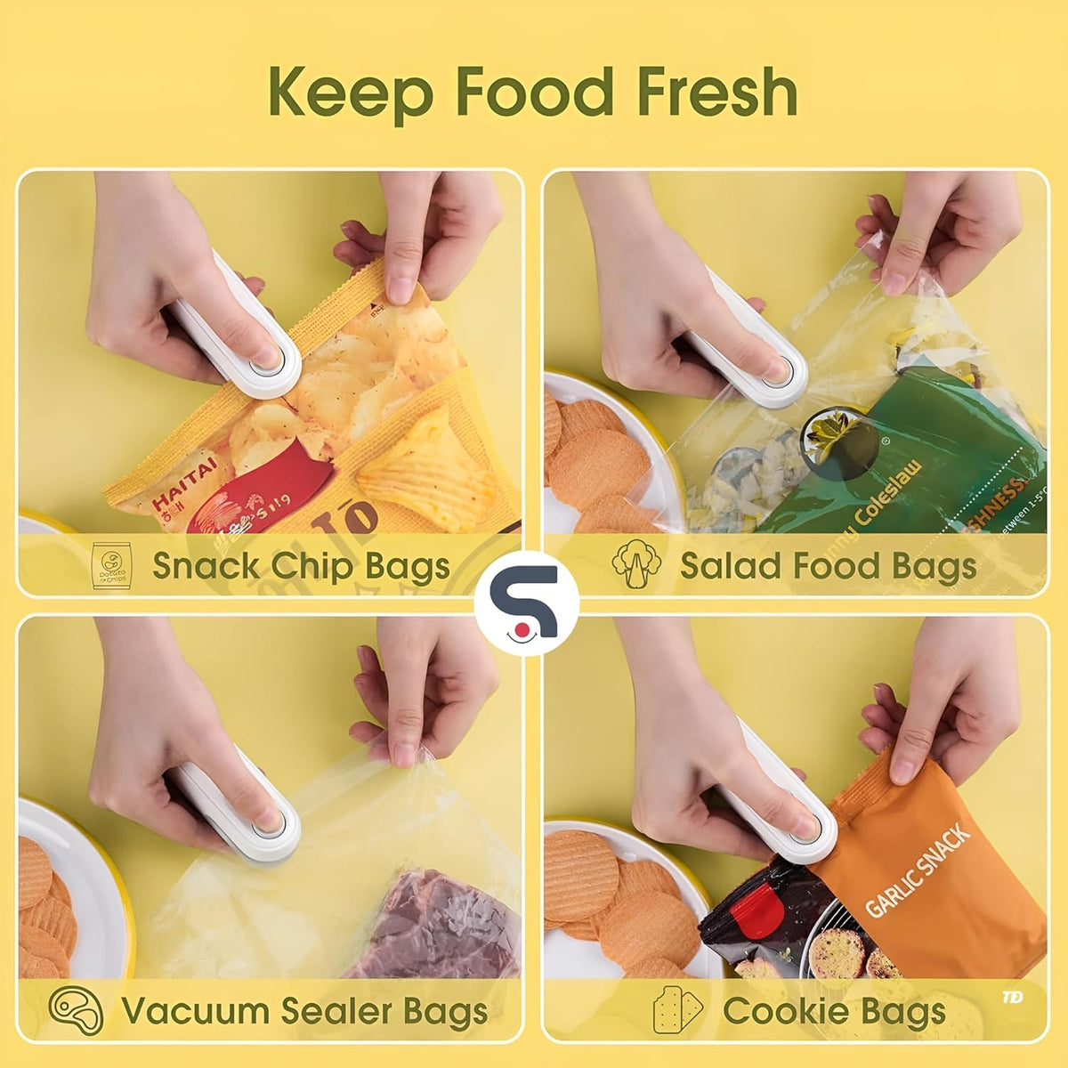 Portable Mini Sealer Machine Rechargeable