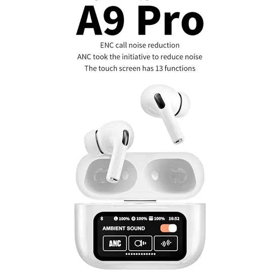 A9 Pro - Airpods Pro 2 with LED Touch Screen