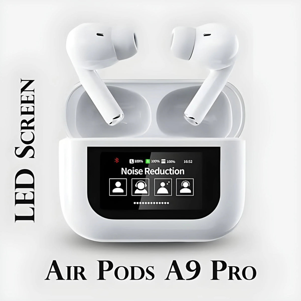 A9 Pro - Airpods Pro 2 with LED Touch Screen